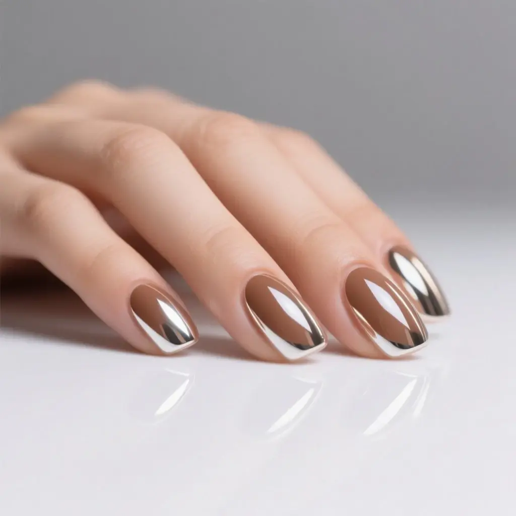 oval medium nails