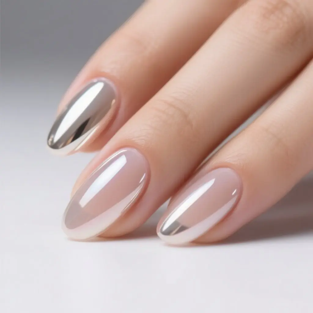 oval medium nails